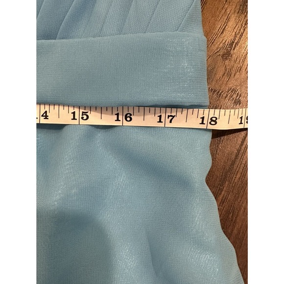 Light In The Box AQUA BLUE SHIMMER CHIFFON BEADED BLING PROM FORMAL GOWN DRESS - Picture 11 of 11